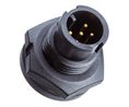 Kreisförmige Verbindung, Gerade, Anzahl Kontakte - 2, Stecker, Panelmontage